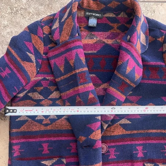 Aztec Patterned Jacket by soft creek - Picture 2 of 4